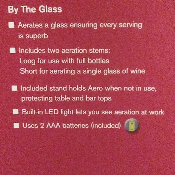 ❤⏬SALE!!Brand NIB Brookstone Wine Decanter Elegant - Picture 8 of 8